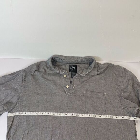 Jos A Bank Traveler| Large| 100% Cotton| Gingham print|Golf| Polo - Picture 4 of 13